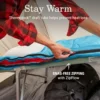 SACO DE DORMIR COLEMAN FLATLANDS PFAS FREE 40° F