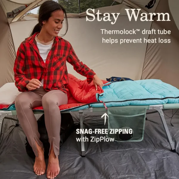 SACO DE DORMIR COLEMAN FLATLANDS PFAS FREE 50° F