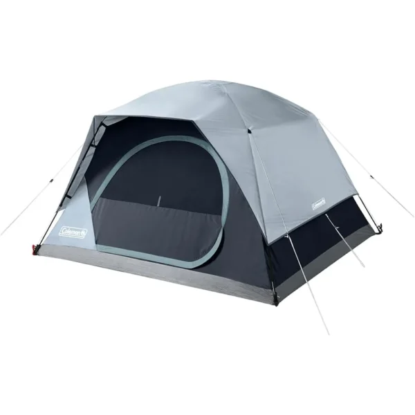 TIENDA DE CAMPAÑA COLEMAN SKYDOME LED 4 PERSONAS GRIS