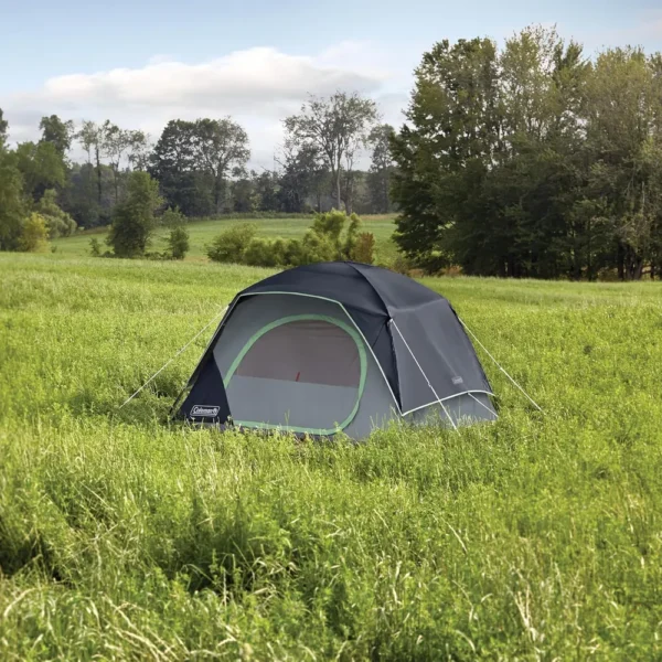 TIENDA DE CAMPAÑA COLEMAN SKYDOME PFAS FREE 4 PERSONAS AZUL