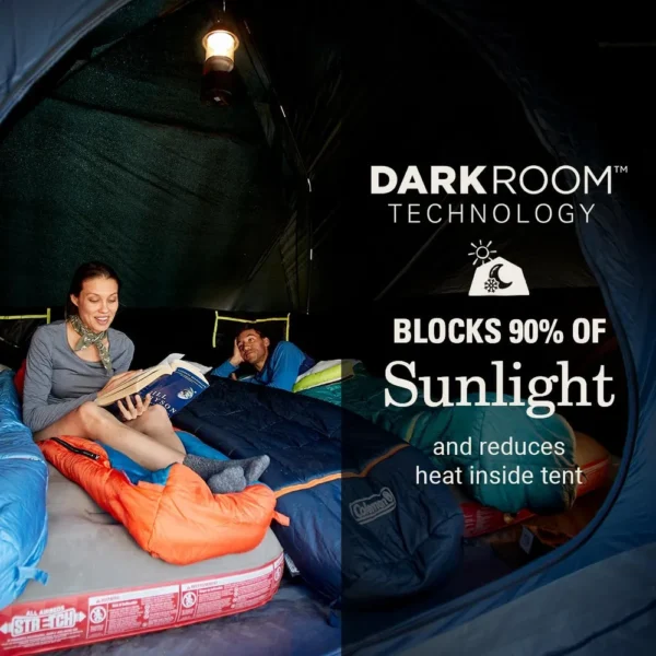 TIENDA DE CAMPAÑA COLEMAN SKYDOME PFAS FREE 6 PERSONAS