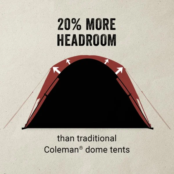 TIENDA DE CAMPAÑA COLEMAN SKYDOME CON PORCHE 6 PERSONAS
