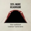 TIENDA DE CAMPAÑA COLEMAN SKYDOME CON PORCHE 8 PERSONAS