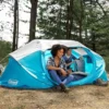 TIENDA DE CAMPAÑA INSTANTÁNEA COLEMAN PFAS FREE 4 PERSONAS AZUL