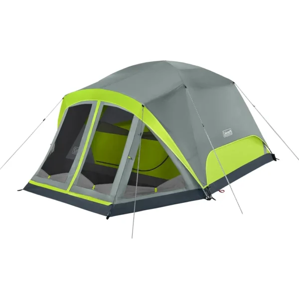 TIENDA DE CAMPAÑA COLEMAN SKYDOME CON PORCHE 4 PERSONAS GRIS