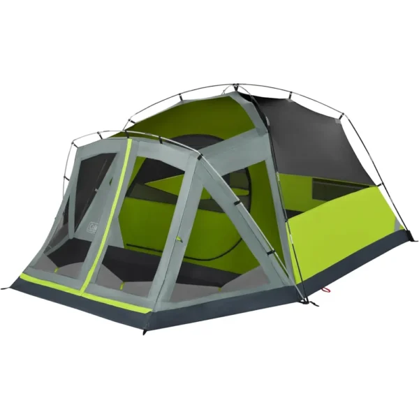 TIENDA DE CAMPAÑA COLEMAN SKYDOME CON PORCHE 4 PERSONAS GRIS