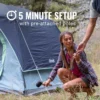 TIENDA DE CAMPAÑA COLEMAN SKYDOME PFAS FREE 2 PERSONAS AZUL