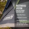 TIENDA DE CAMPAÑA COLEMAN SKYDOME PFAS FREE 2 PERSONAS AZUL