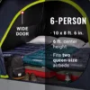 TIENDA DE CAMPAÑA COLEMAN DARK DOME PFAS FREE 6 PERSONAS