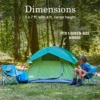 TIENDA DE CAMPAÑA COLEMAN SUNDOME PFAS FREE 2 PERSONAS VERDE