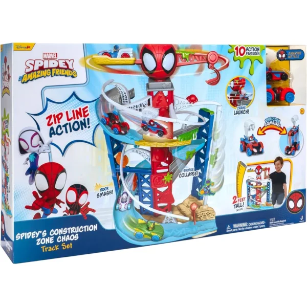 MARVEL SPIDEY Y SUS INCREÍBLES AMIGOS PISTA DE CARRERAS 60 CM