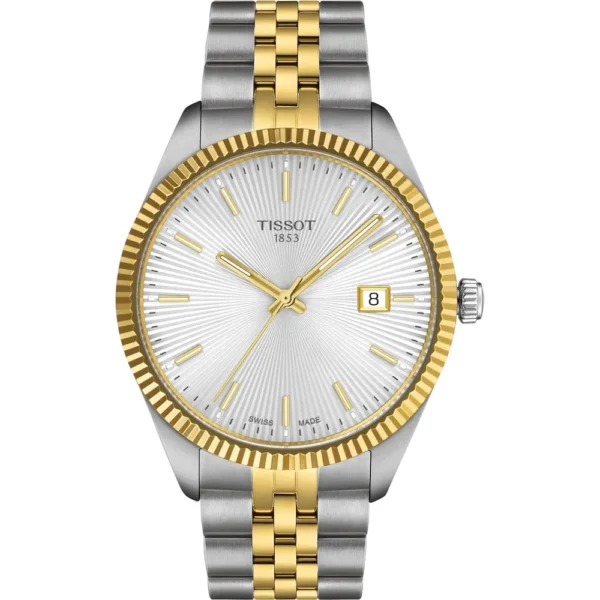RELOJ TISSOT BALLADE 40 MM PARA HOMBRE SILVER GOLD