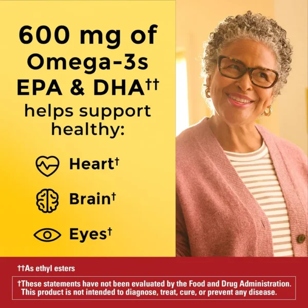 NATURE MADE OMEGA 3 ACEITE DE PESCADO + ALGAS 1200 MG | 60 UND