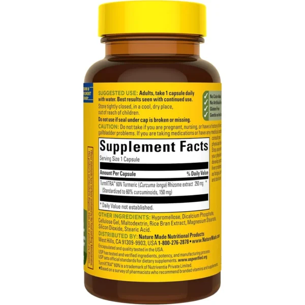 NATURE MADE CÚRCUMA ALTA ABSORCIÓN | 30 UND