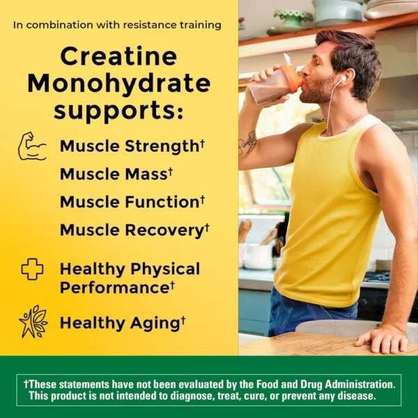 NATURE MADE CREATINA MONOHIDRATO EN POLVO | 450 G