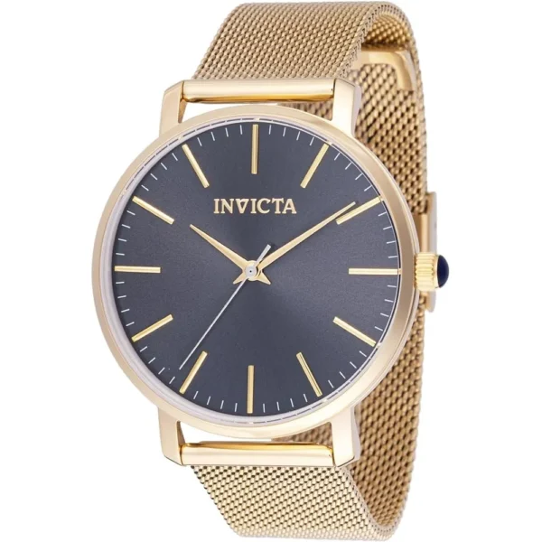 RELOJ INVICTA ANGEL MUJER CUARZO DORADO CARBÓN