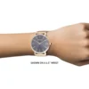 RELOJ INVICTA ANGEL MUJER CUARZO DORADO CARBÓN
