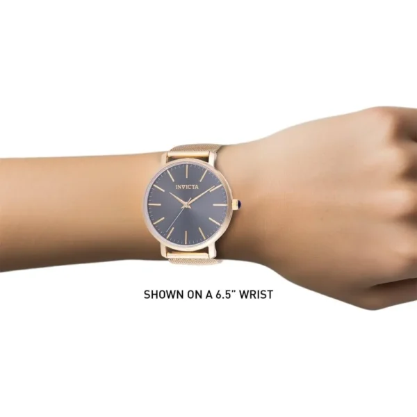 RELOJ INVICTA ANGEL MUJER CUARZO DORADO CARBÓN