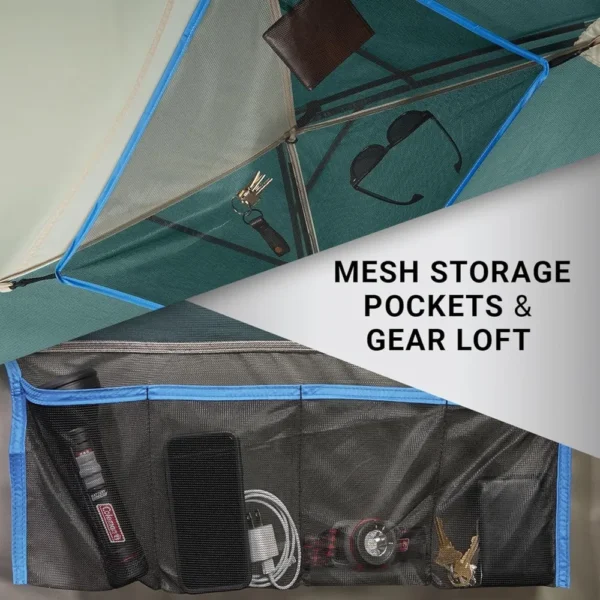 TIENDA DE CAMPAÑA COLEMAN SKYDOME PFAS FREE 8 PERSONAS VERDE
