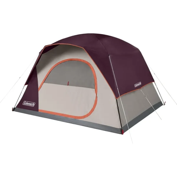 TIENDA DE CAMPAÑA COLEMAN SKYDOME PFAS FREE 6 PERSONAS BLACKBERRY