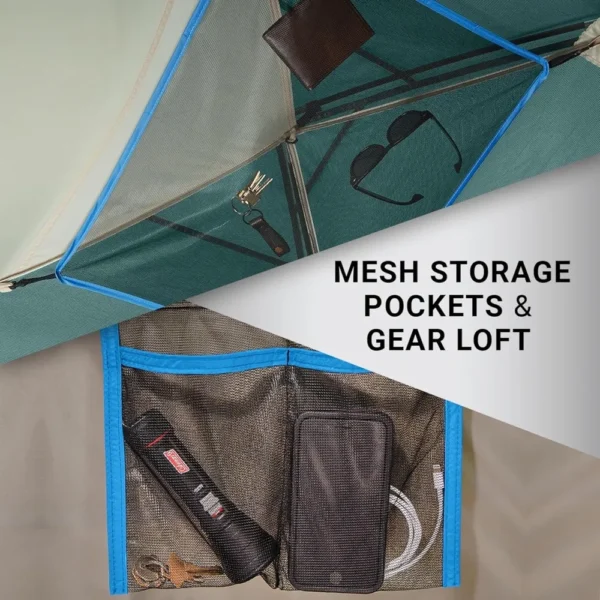 TIENDA DE CAMPAÑA COLEMAN SKYDOME PFAS FREE 2 PERSONAS VERDE