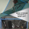 TIENDA DE CAMPAÑA COLEMAN SKYDOME PFAS FREE 6 PERSONAS VERDE
