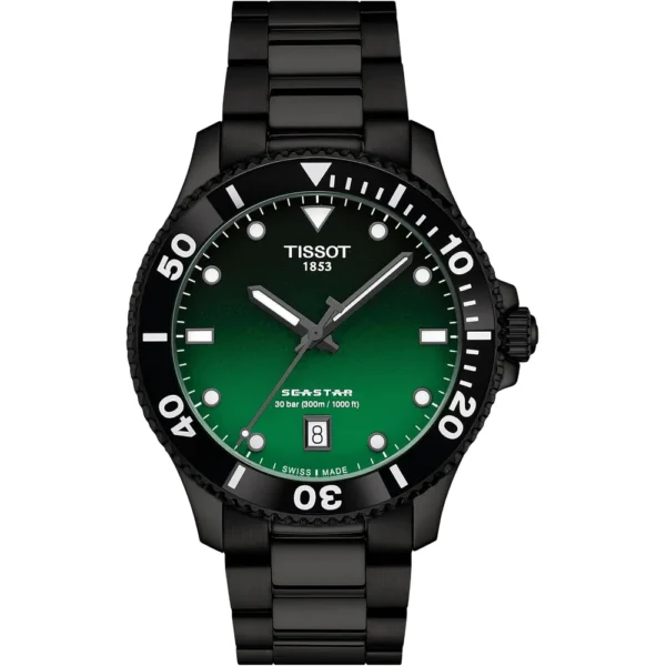 RELOJ TISSOT SEASTAR 1000 CUARZO 40 MM PARA HOMBRE GREEN