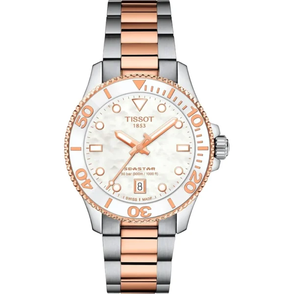 RELOJ TISSOT SEASTAR 1000 CUARZO 36 MM PARA UNISEX SILVER
