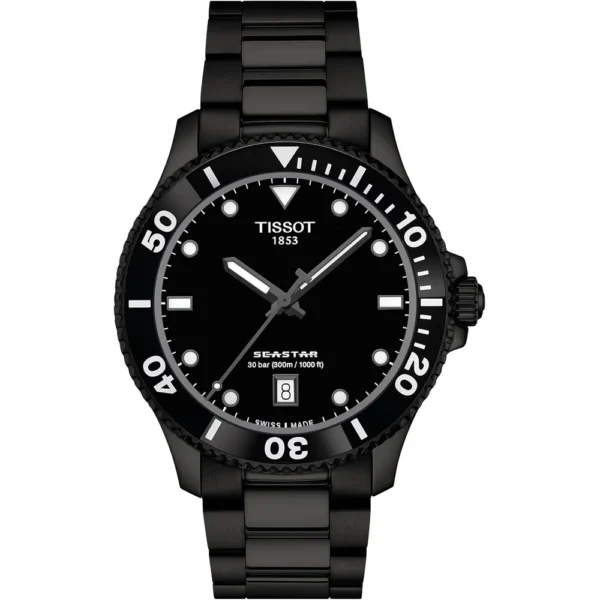 RELOJ TISSOT SEASTAR 1000 CUARZO 40 MM PARA HOMBRE BLACK
