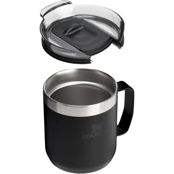 TAZA DE CAMPING STANLEY 355 ML NEGRO