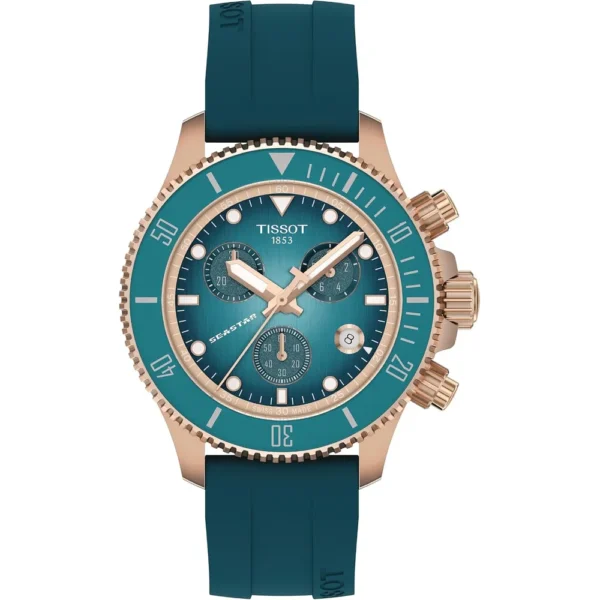 RELOJ TISSOT SEASTAR 1000 CRONÓGRAFO CUARZO 38 MM PARA HOMBRE GREEN