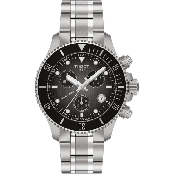 RELOJ TISSOT SEASTAR 1000 CRONÓGRAFO CUARZO 38 MM PARA HOMBRE SILVER