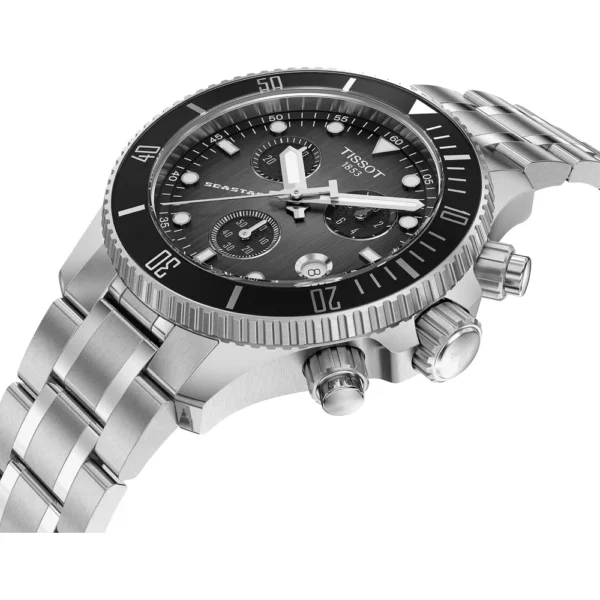 RELOJ TISSOT SEASTAR 1000 CRONÓGRAFO CUARZO 38 MM PARA HOMBRE SILVER