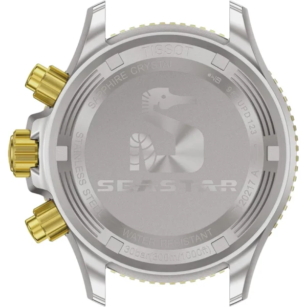 RELOJ TISSOT SEASTAR 1000 CRONÓGRAFO CUARZO 38 MM PARA HOMBRE SILVER GOLD