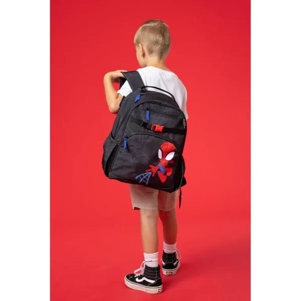 DISNEY SPIDER-MAN MOCHILA LONCHERA Y BOTELLA DE AGUA | PACK 3 PIEZAS