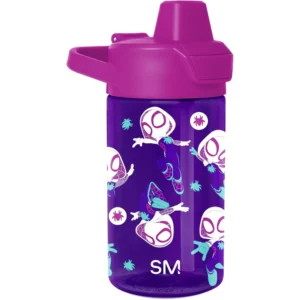 BOTELLA DE AGUA SPIDER-GWEN TRITAN CON PAJITA 12 OZ / 355 ML