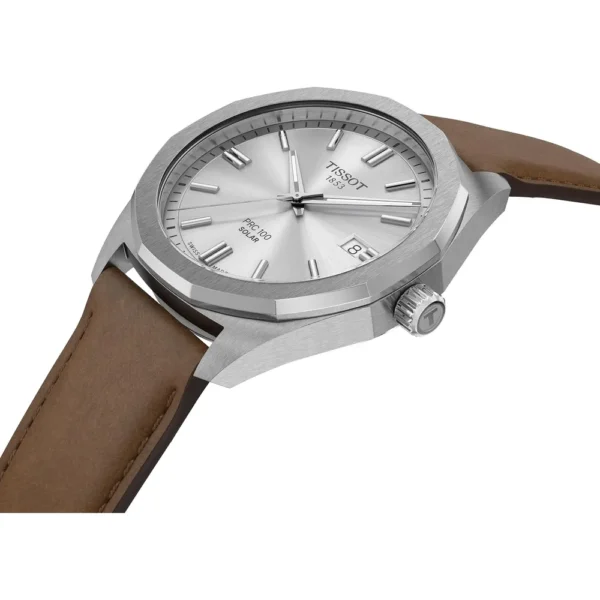RELOJ TISSOT PRC 100 SOLAR PARA HOMBRE BROWN
