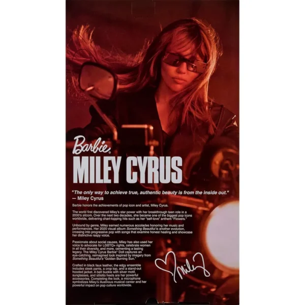 MUÑECA BARBIE SIGNATURE MILEY CYRUS CON ATUENDO