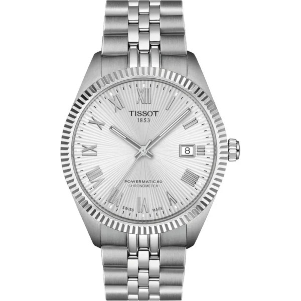 RELOJ TISSOT BALLADE POWERMATIC 80 COSC PARA HOMBRE SILVER