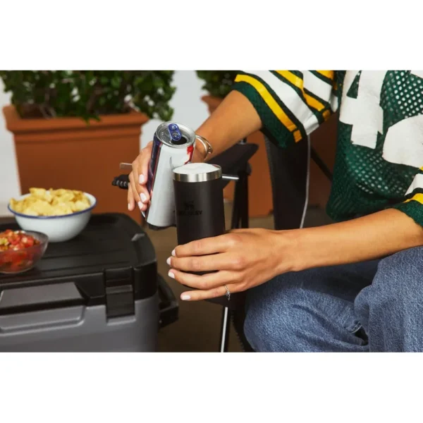 PORTALATAS TÉRMICO STANLEY SLIM BLANCO 10 OZ