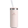PORTALATAS TÉRMICO STANLEY SLIM ROSADO 10 OZ