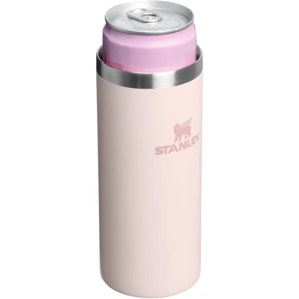 PORTALATAS TÉRMICO STANLEY SLIM ROSADO 10 OZ