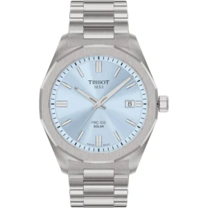RELOJ TISSOT PRC 100 SOLAR PARA HOMBRE CELESTE