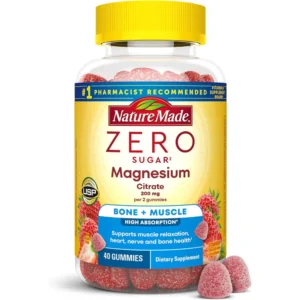 NATURE MADE MAGNESIO CITRATO CERO AZÚCAR 200 MG | 40 UND