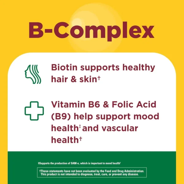 NATURE MADE COMPLEJO VITAMINA B | 60 UND