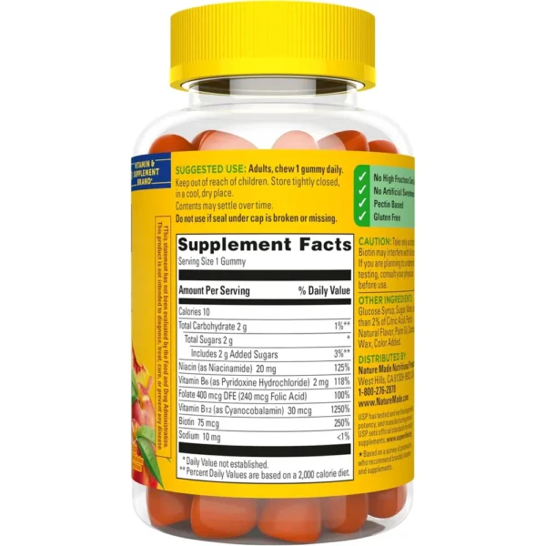 NATURE MADE COMPLEJO VITAMINA B | 60 UND