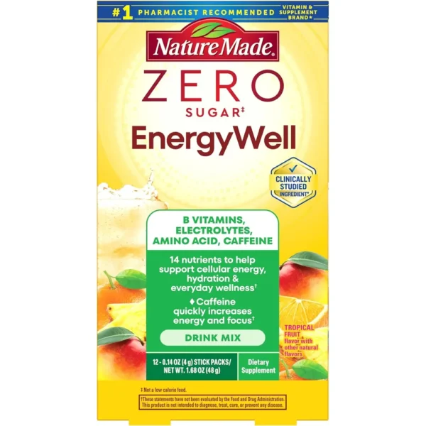 NATURE MADE CERO AZÚCAR ENERGY DRINK MIX | 12 UND