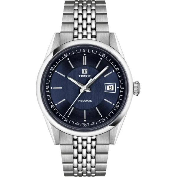 RELOJ TISSOT VISODATE AUTOMÁTICO PARA UNISEX BLUE