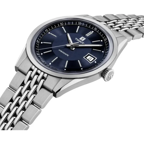 RELOJ TISSOT VISODATE AUTOMÁTICO PARA UNISEX BLUE