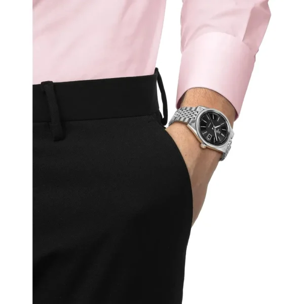 RELOJ TISSOT VISODATE AUTOMÁTICO PARA UNISEX BLACK